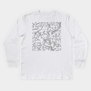 Lines Kids Long Sleeve T-Shirt